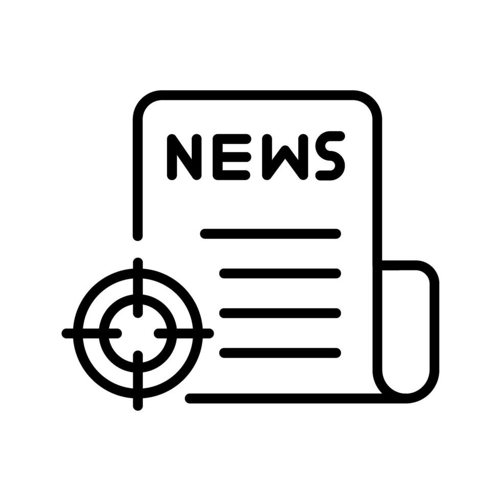 News Scoop Icon Design vector