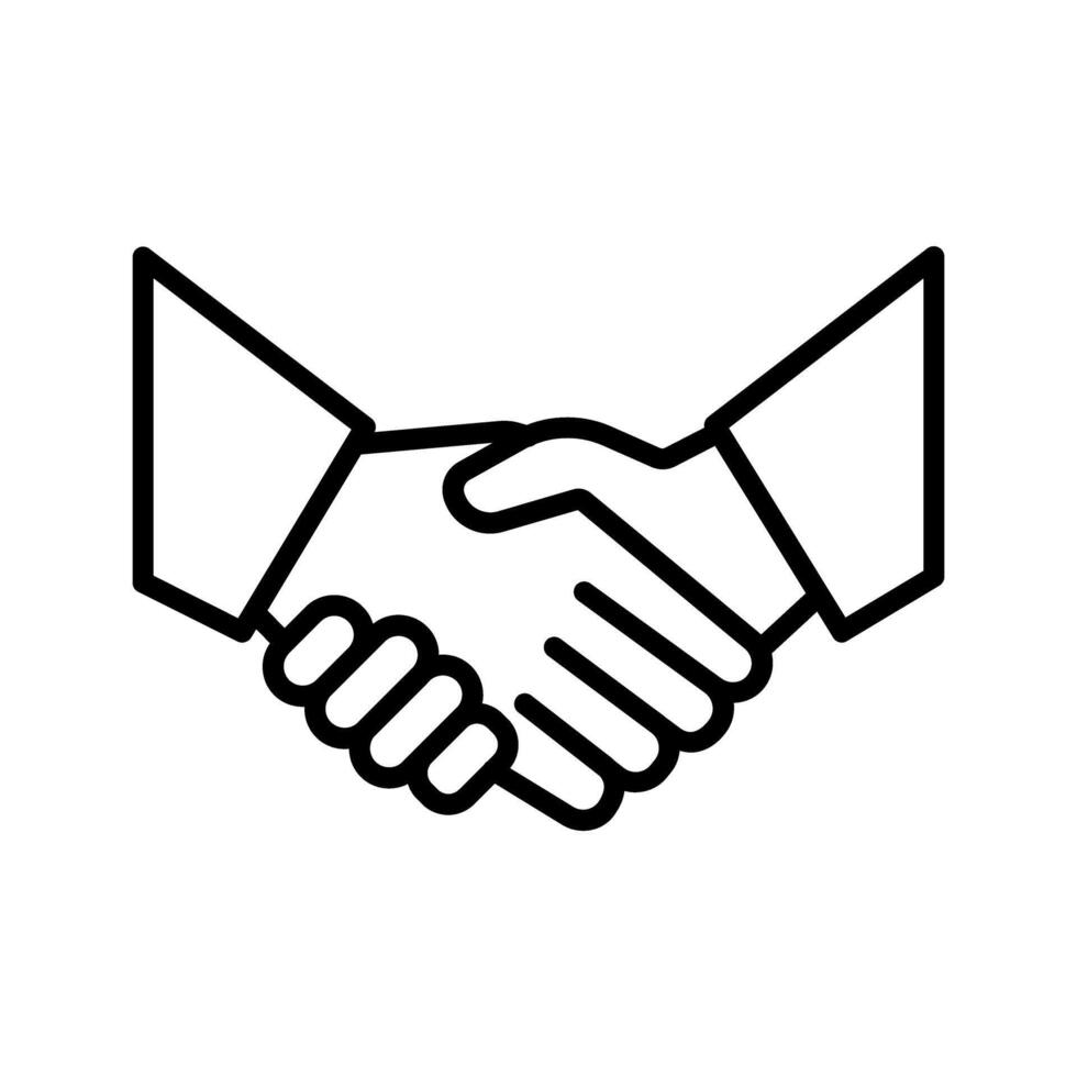 Handshake Icon Design vector