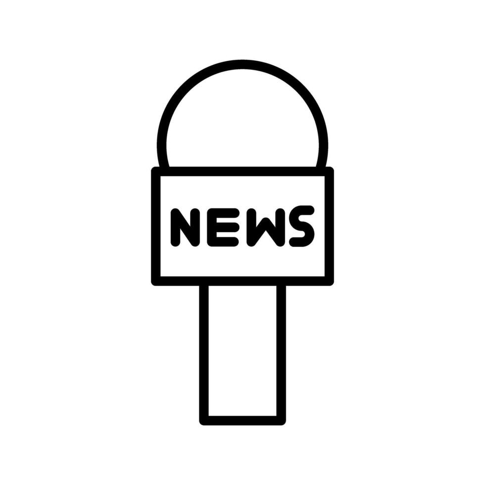 News Microphone Icon Design vector