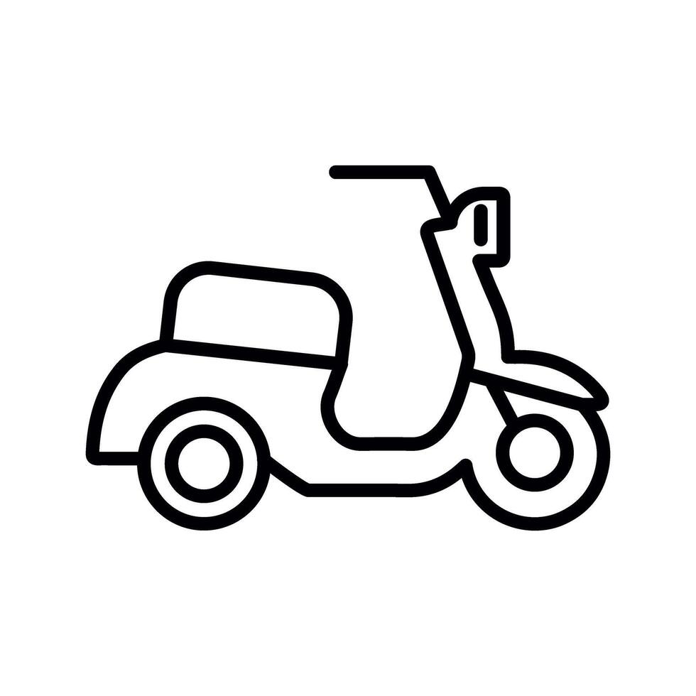 Motor Scooter Icon vector