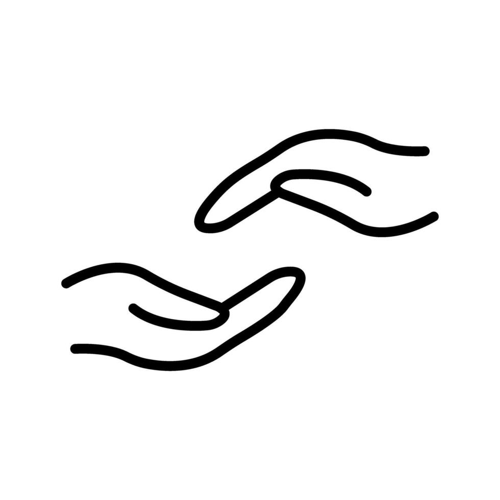 Supportive Hand Icon Design vector