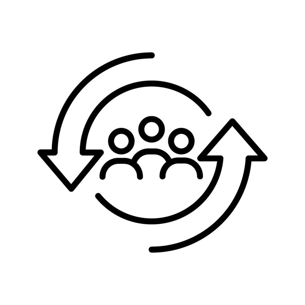 Career Change Icon vector