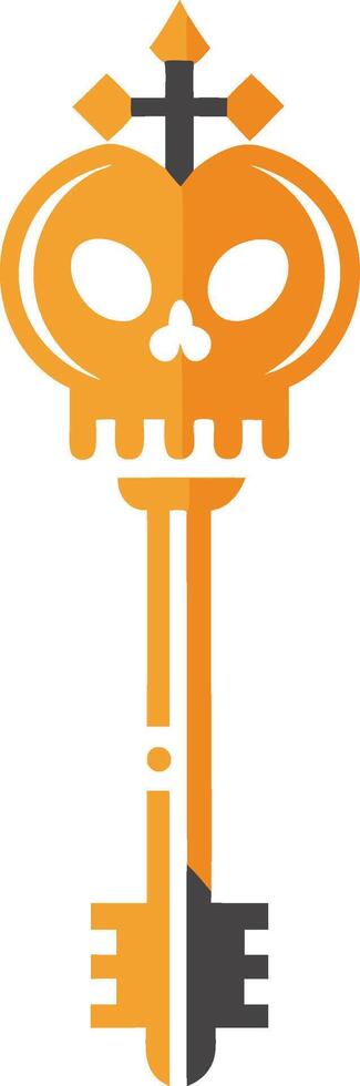 illustration of an Key Spooky Halloween vector