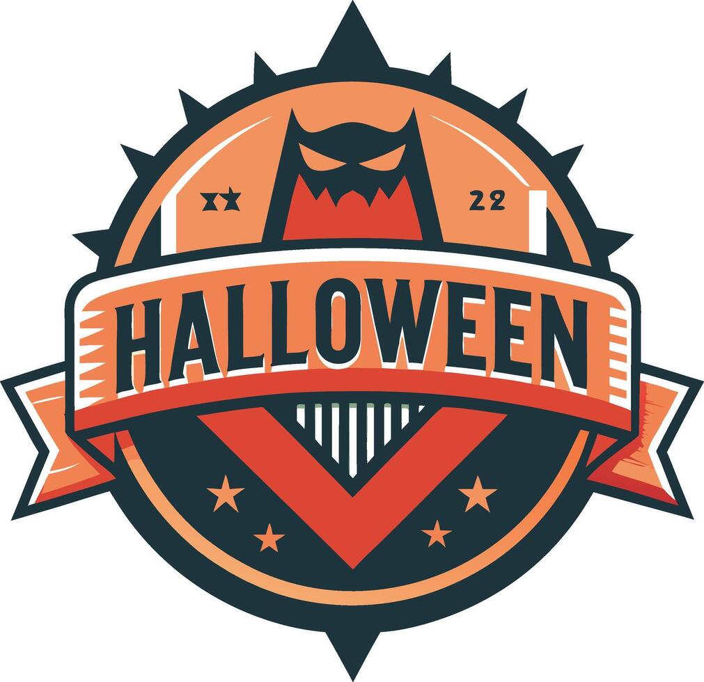 Halloween illustration art text vector