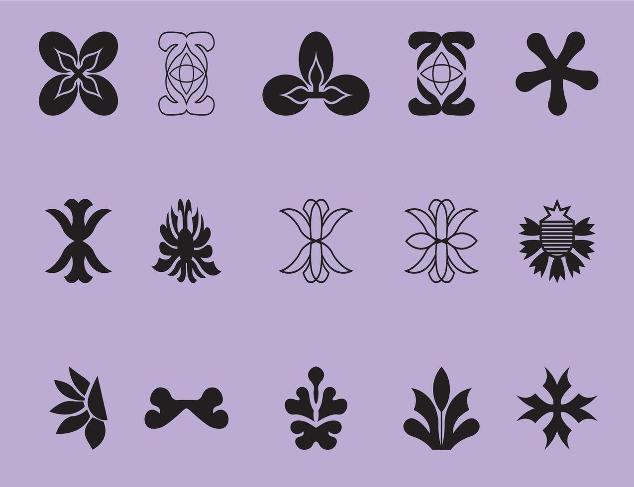 Unique logo design for company. vector