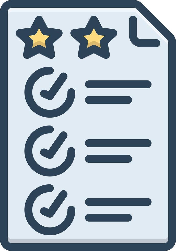 Color icon for compliance vector