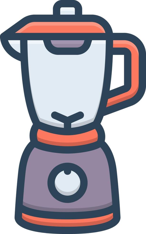 Color icon for blender vector