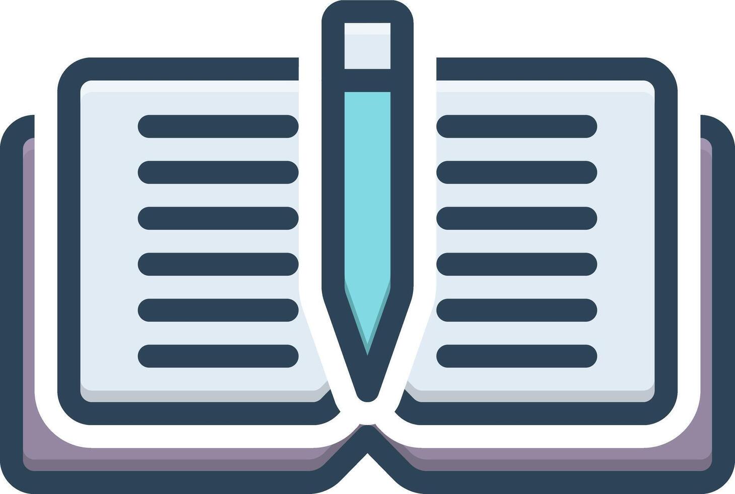 Color icon for rules vector