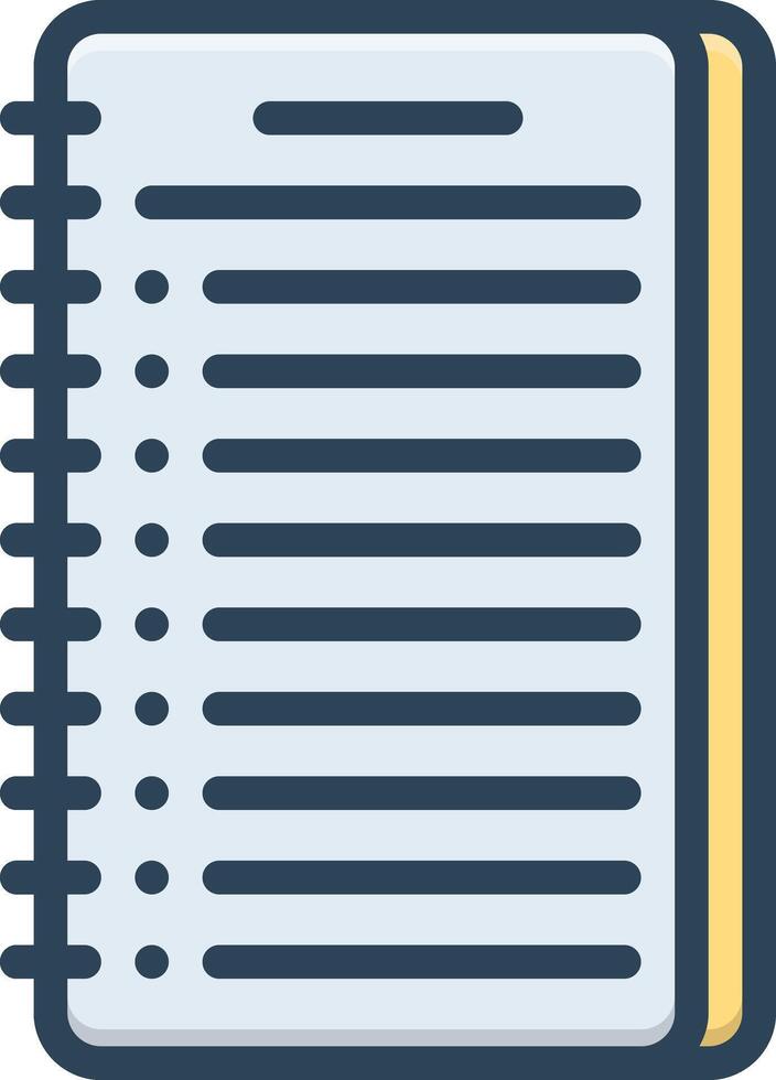 Color icon for resolution vector