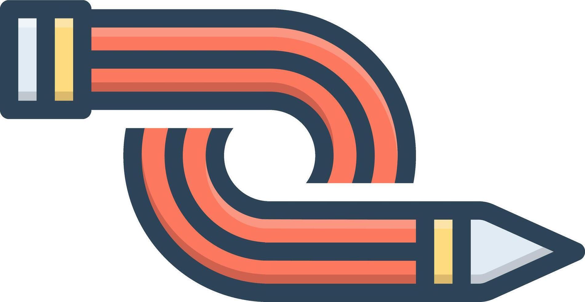 Color icon for flexibility vector