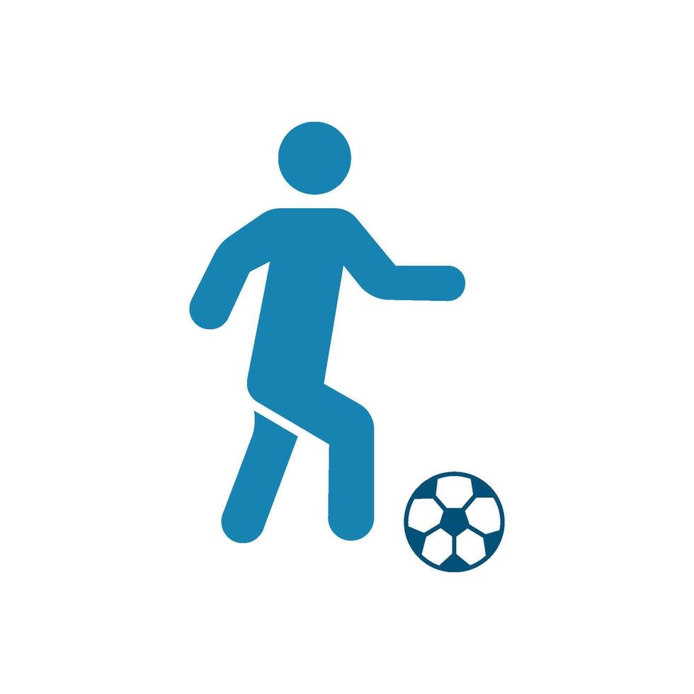 Football icon flat design vector