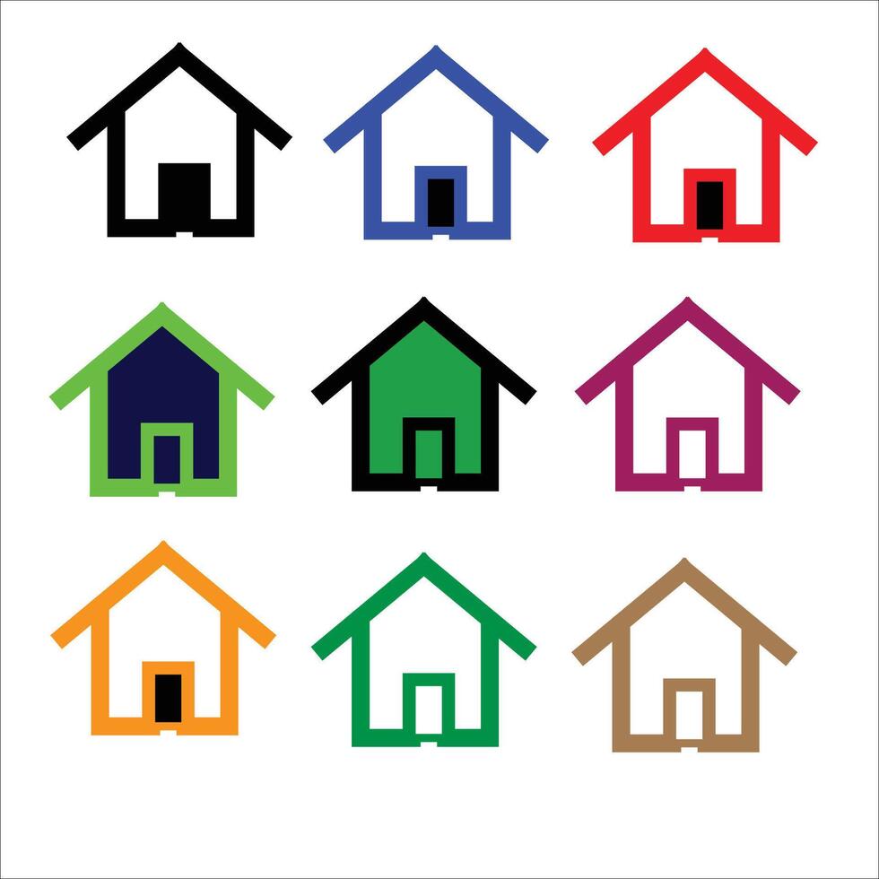 Classic House Symbol An intuitive home icon ideal for representing homepages and residential themes in your projects. vector