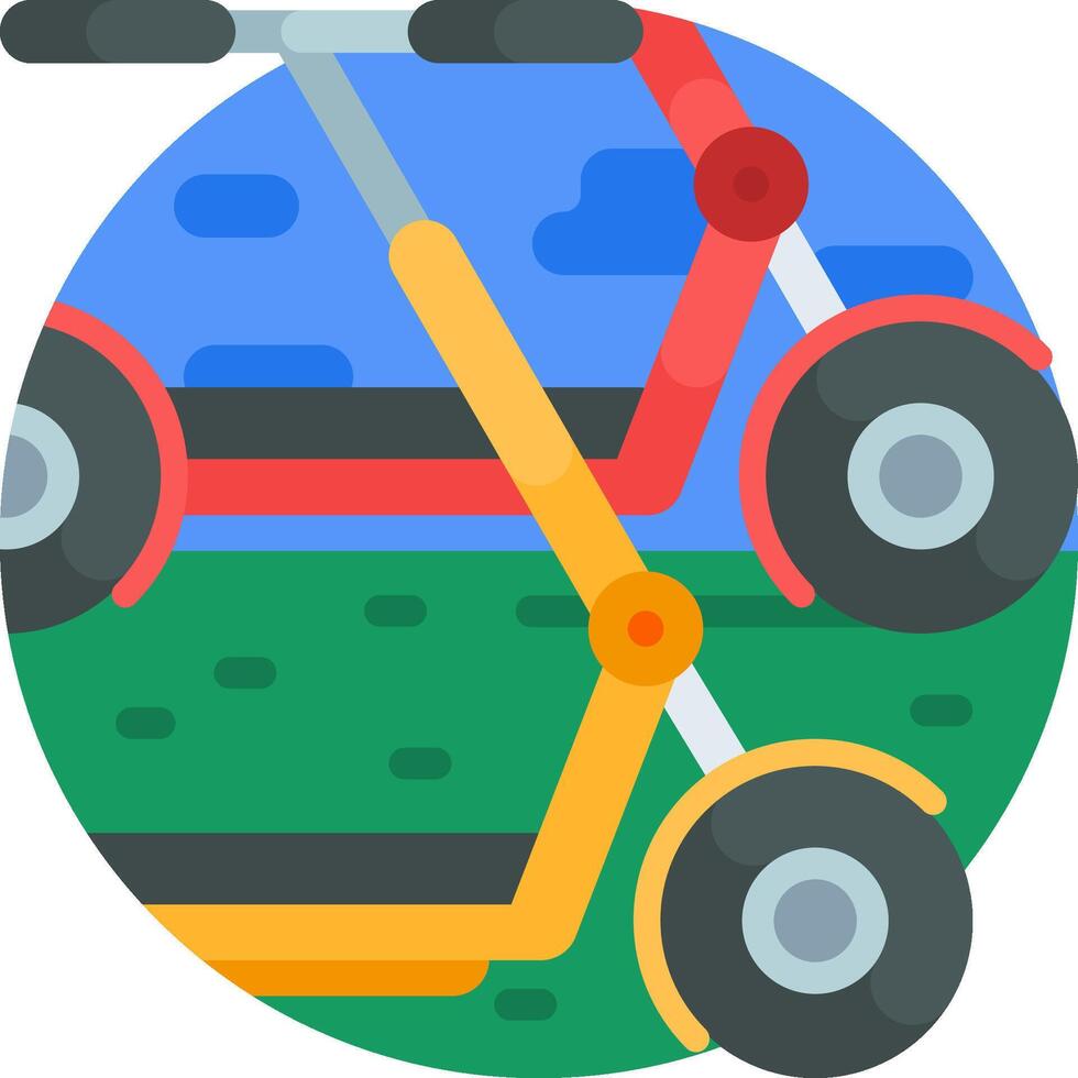 kick scooter illustration design vector