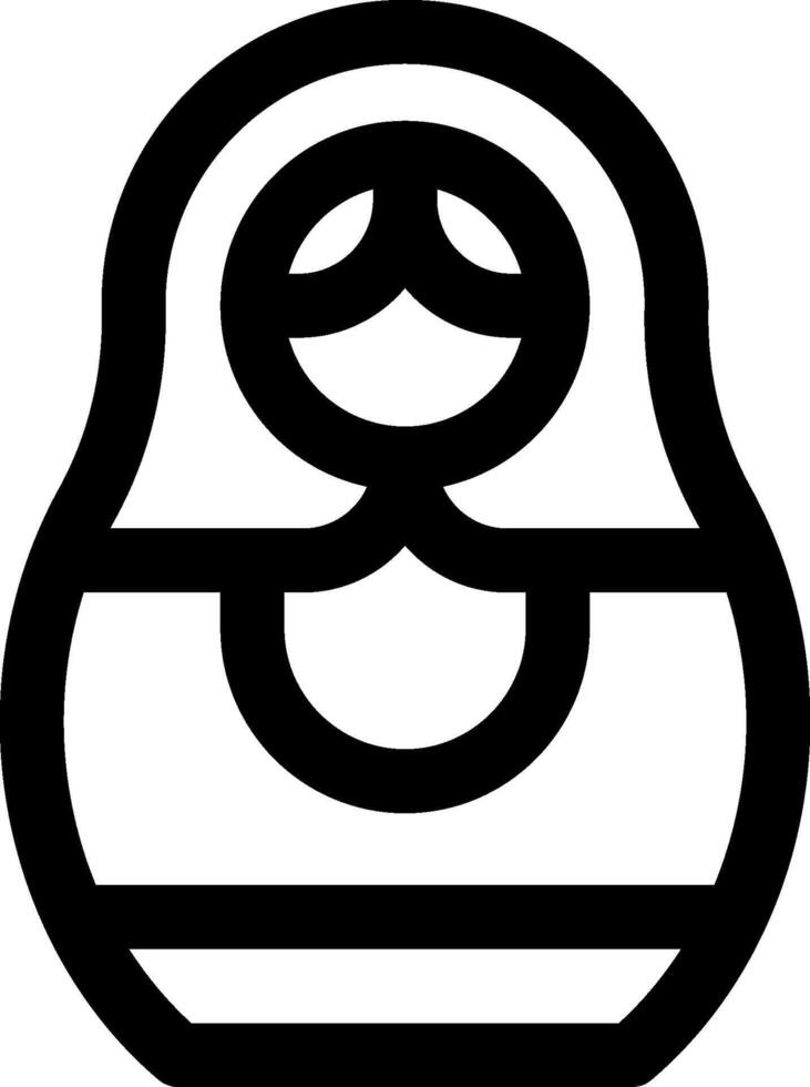 matryoshka illustration design vector