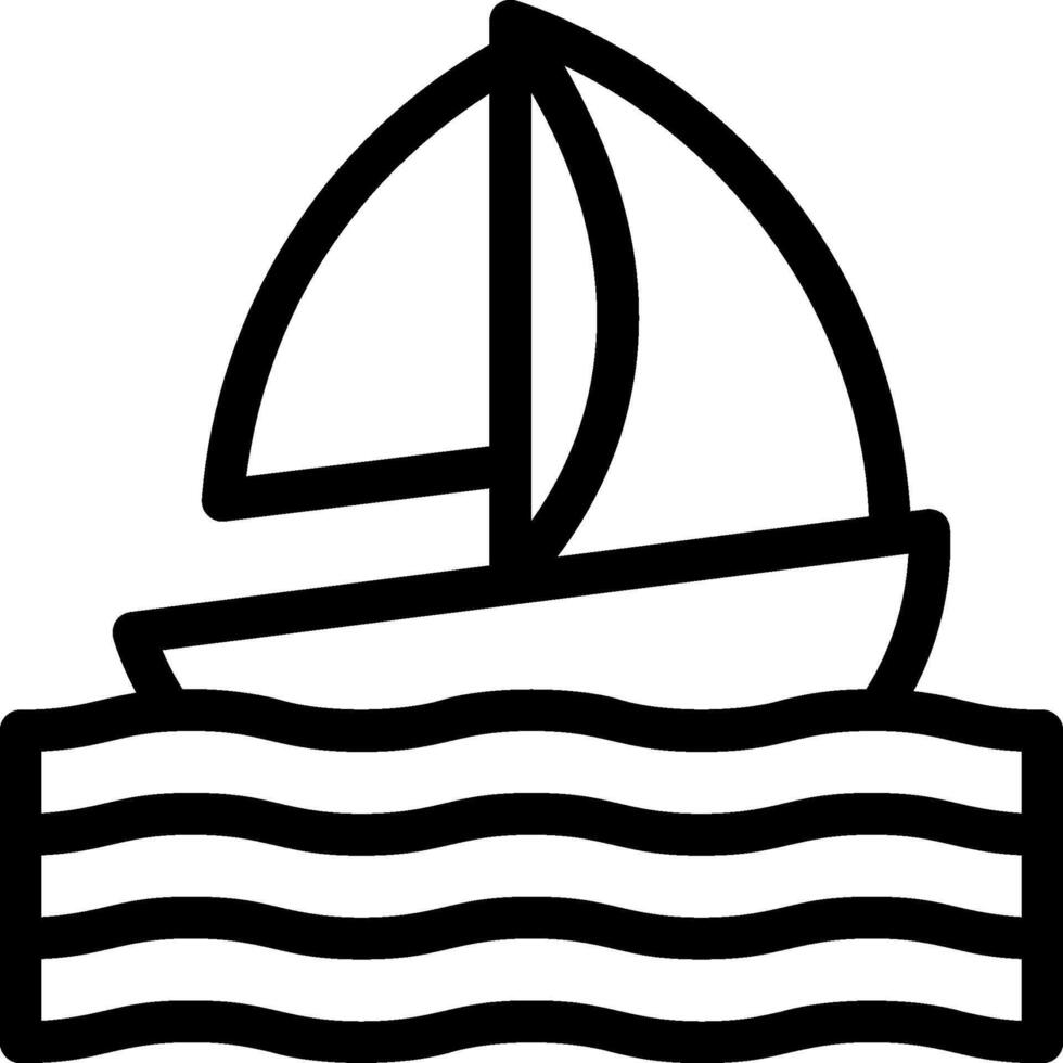 sail boat illustration design.eps vector