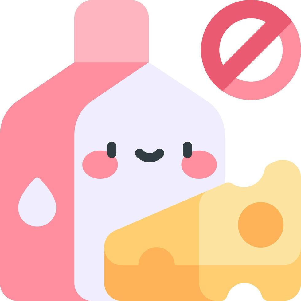 no cheese illustration design vector