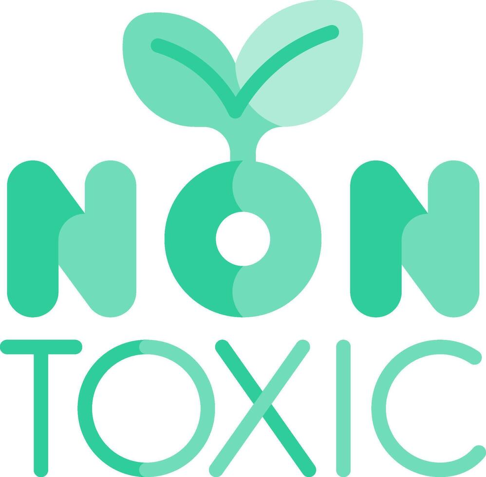 non toxic illustration design vector
