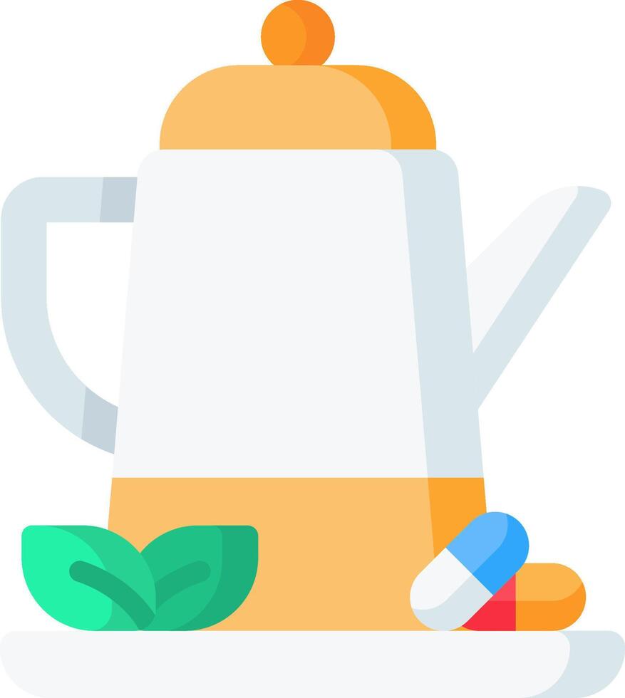 teapot illustration design vector