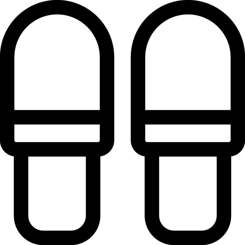 slippers illustration design vector