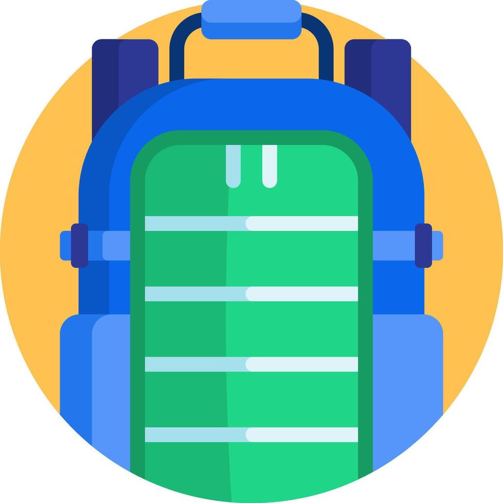 backpack illustration design vector