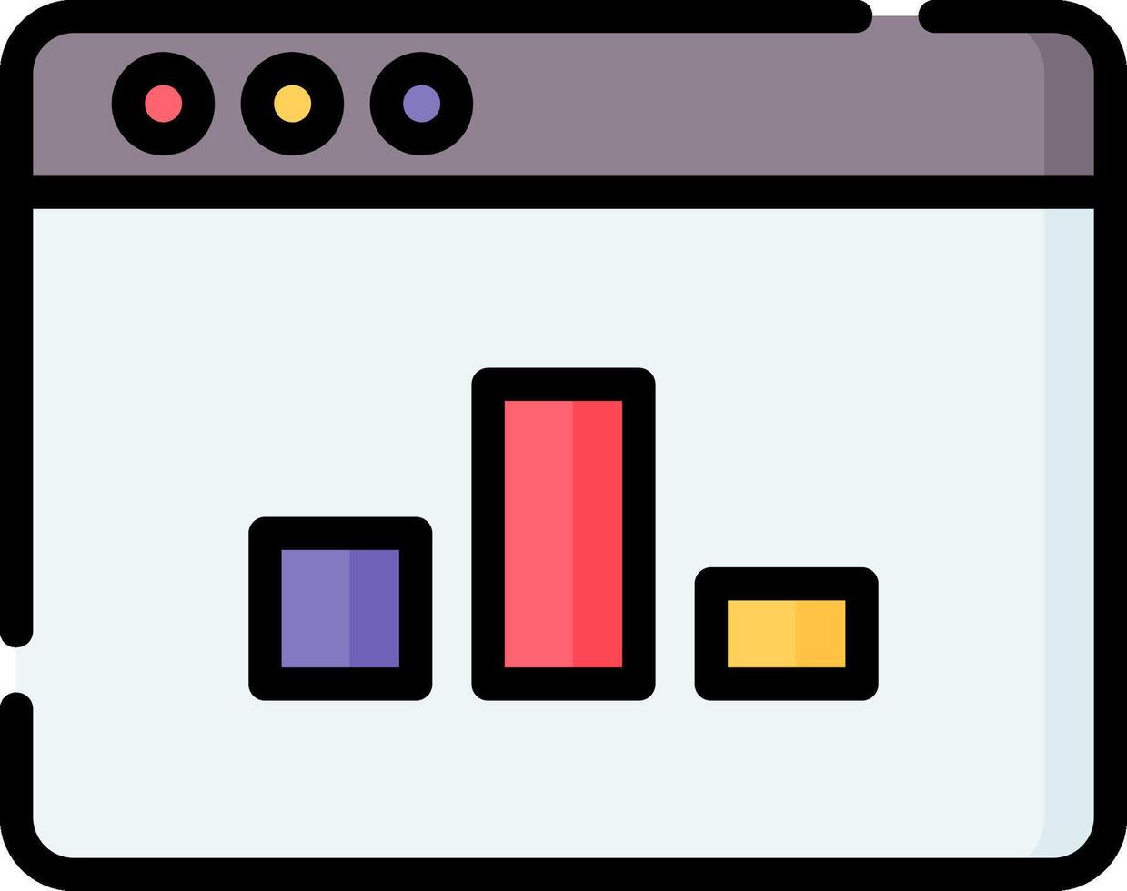 bar chart illustration design vector