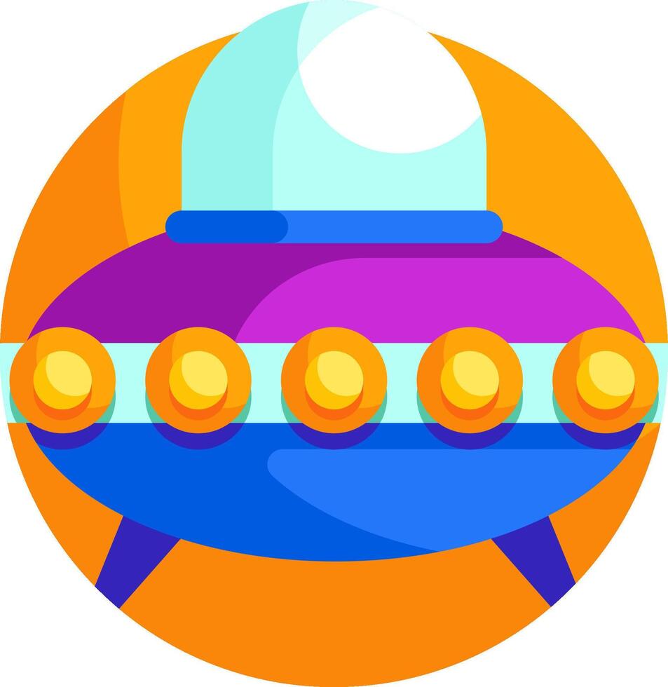 ufo illustration design vector