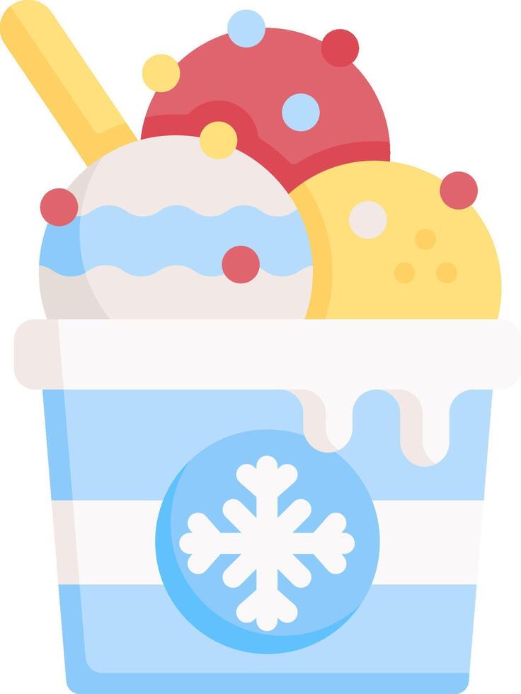 ice cream illustration design vector