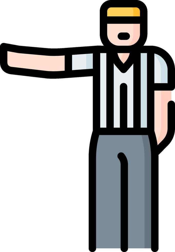referee illustration design vector