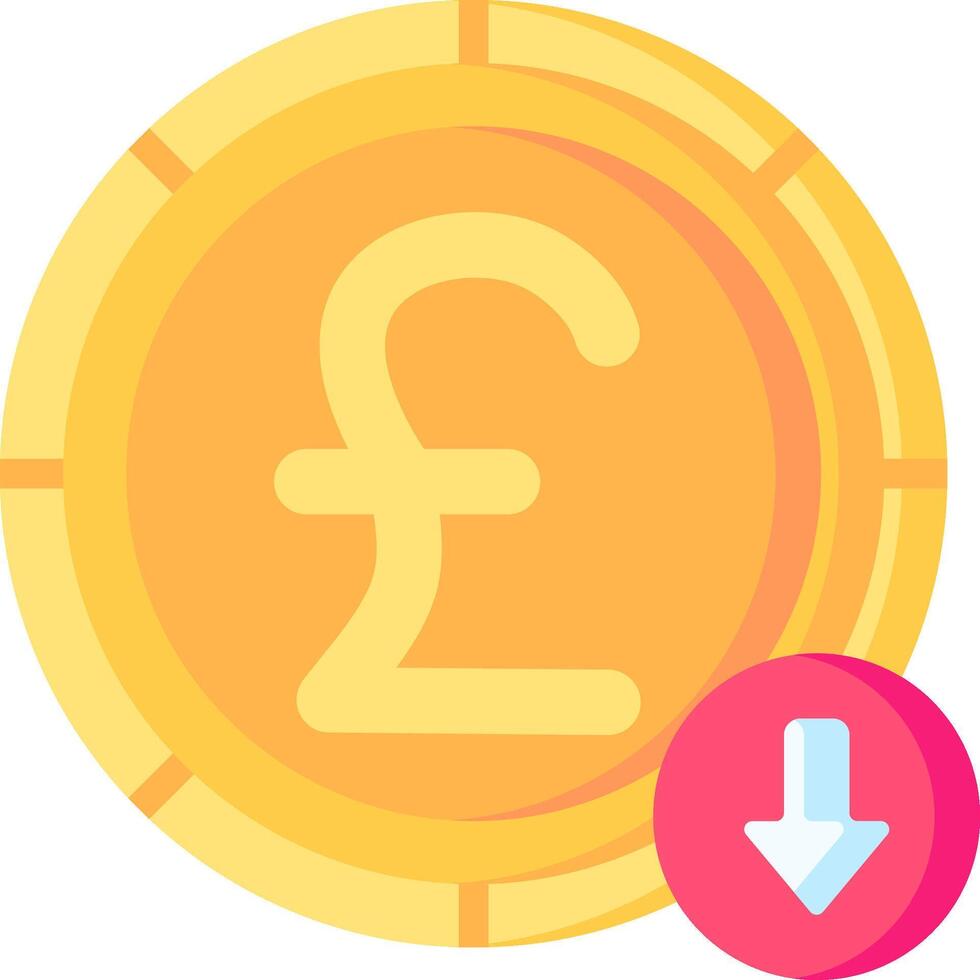 pound sterling illustration design vector