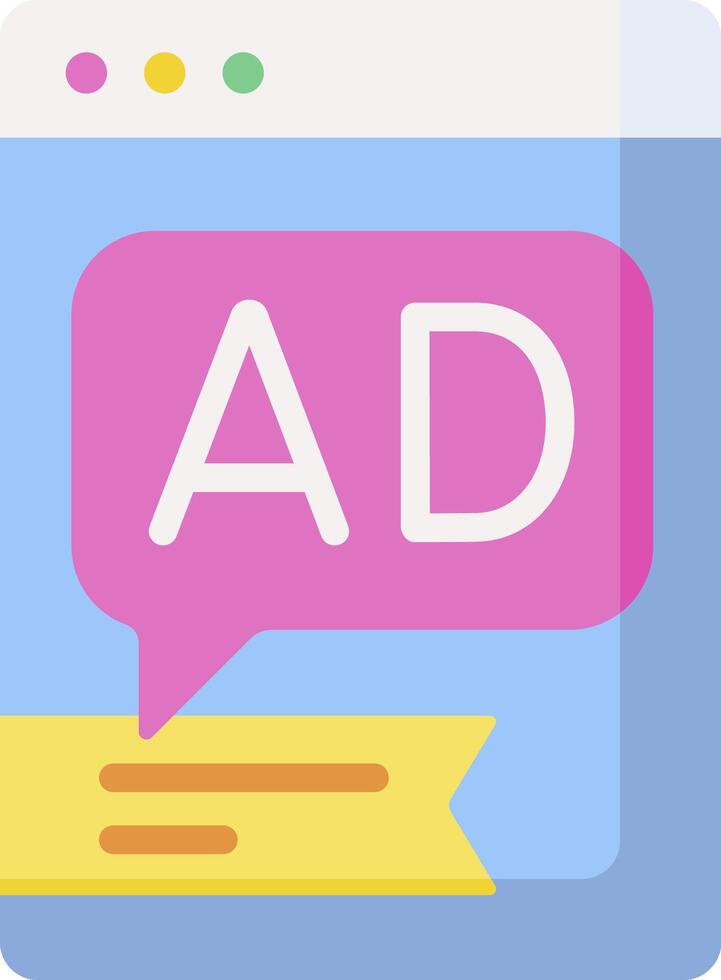 Advertisement illustration design vector