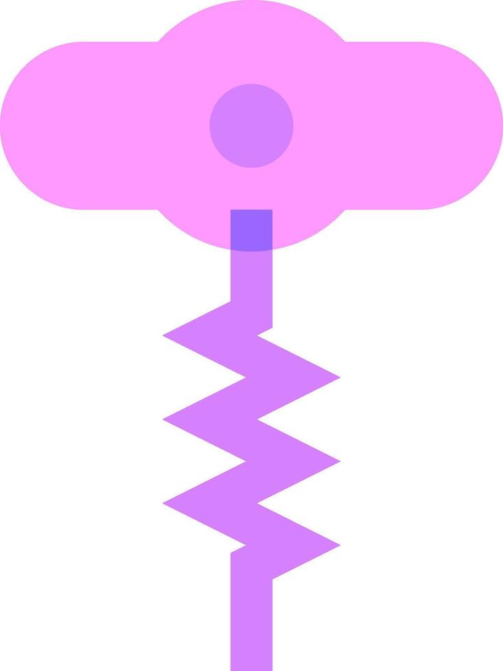 corkscrew illustration design vector