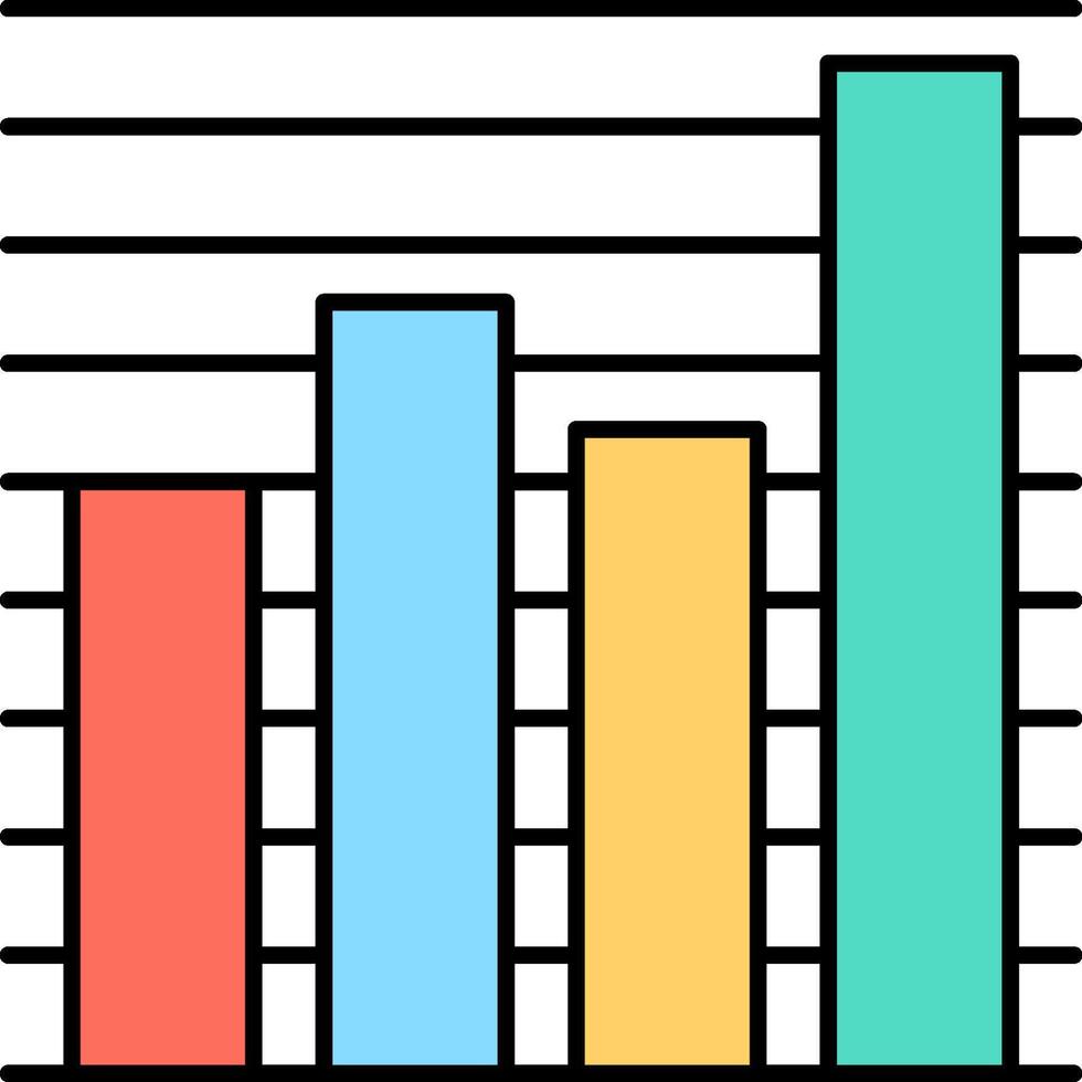 bar graph illustration design vector