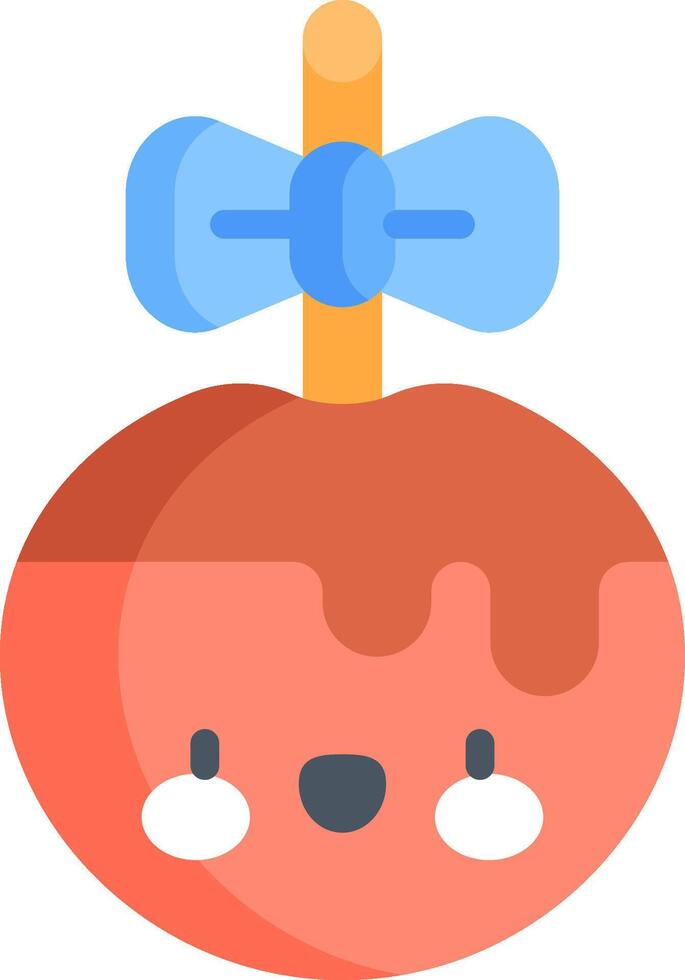 caramelized apple illustration design vector