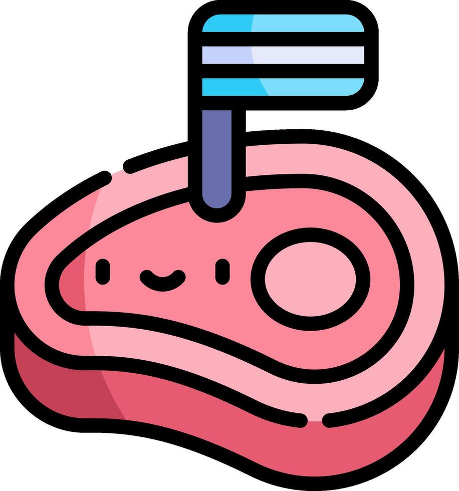 churrasco illustration design vector