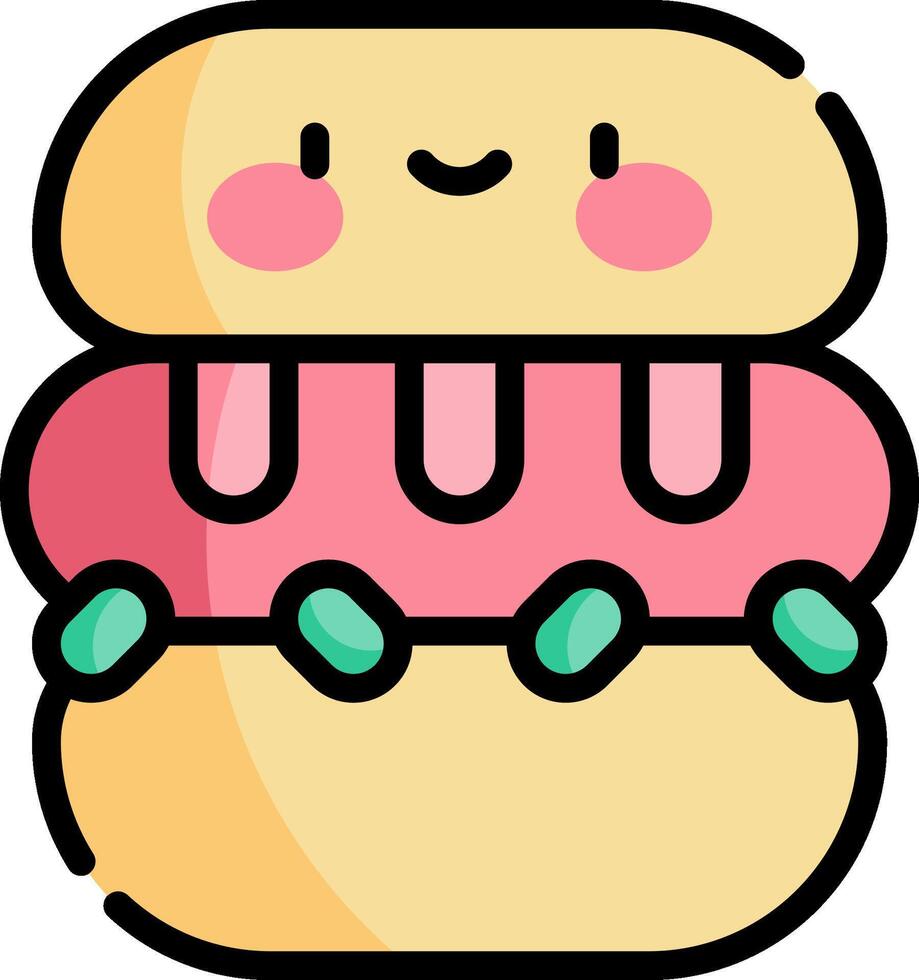 choripan illustration design vector
