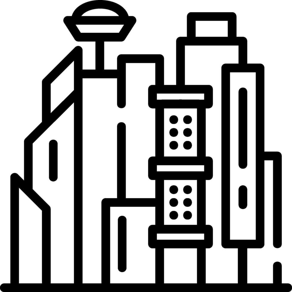 city illustration design vector