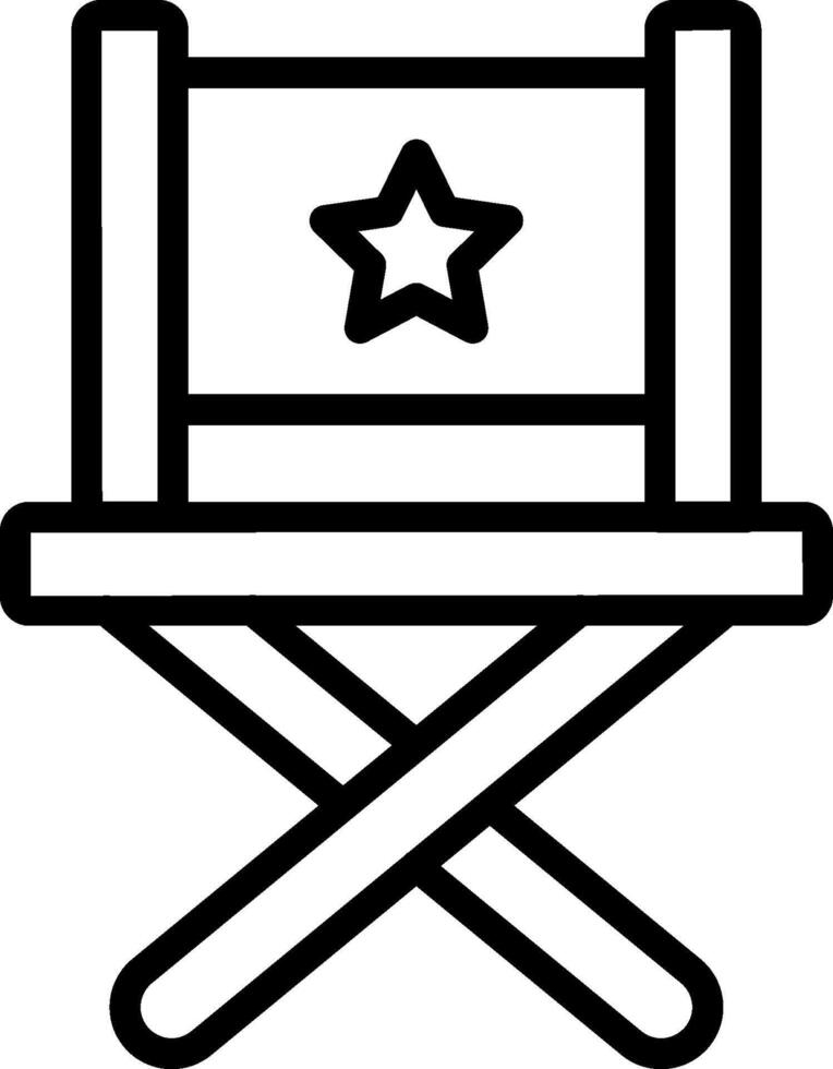 director chair illustration design vector