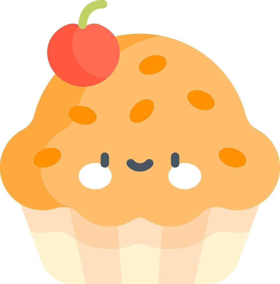 cupcake illustration design vector
