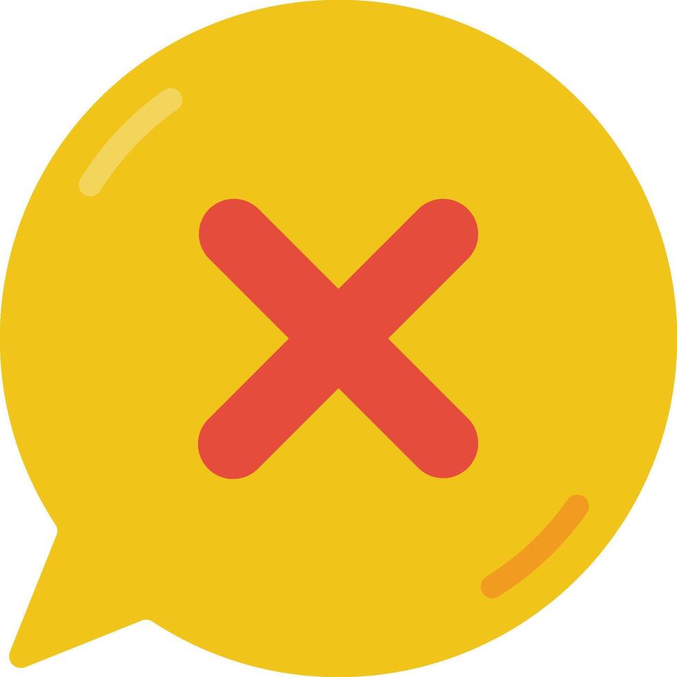 cross mark illustration design vector