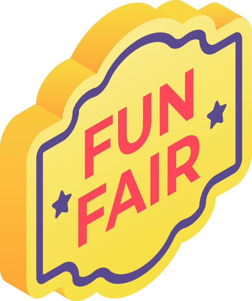 funfair illustration design vector