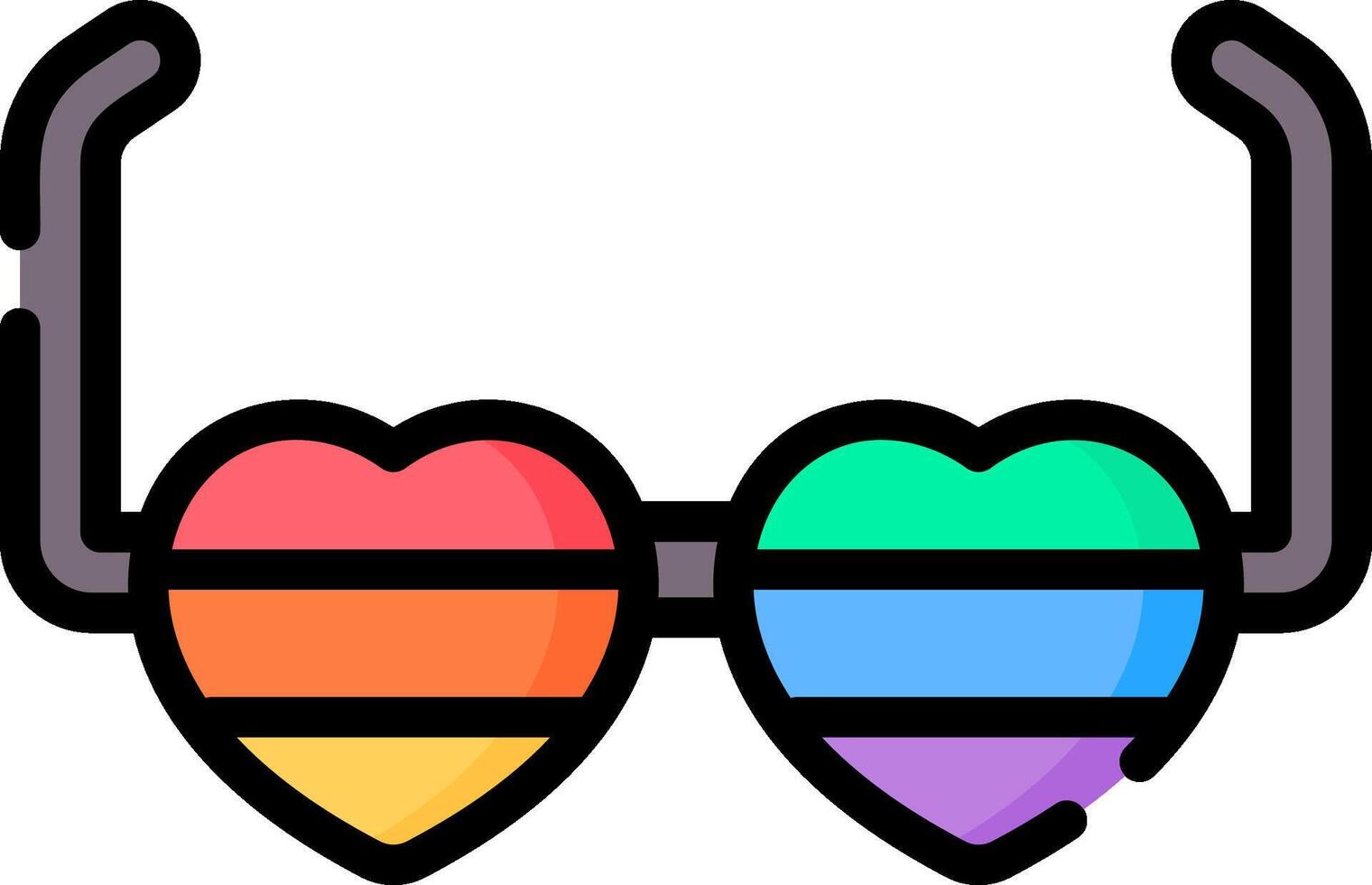 glasses illustration design vector