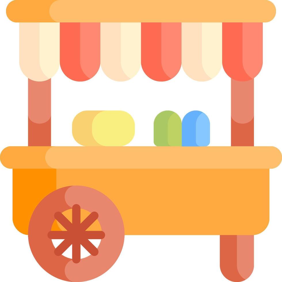 food stall illustration design vector