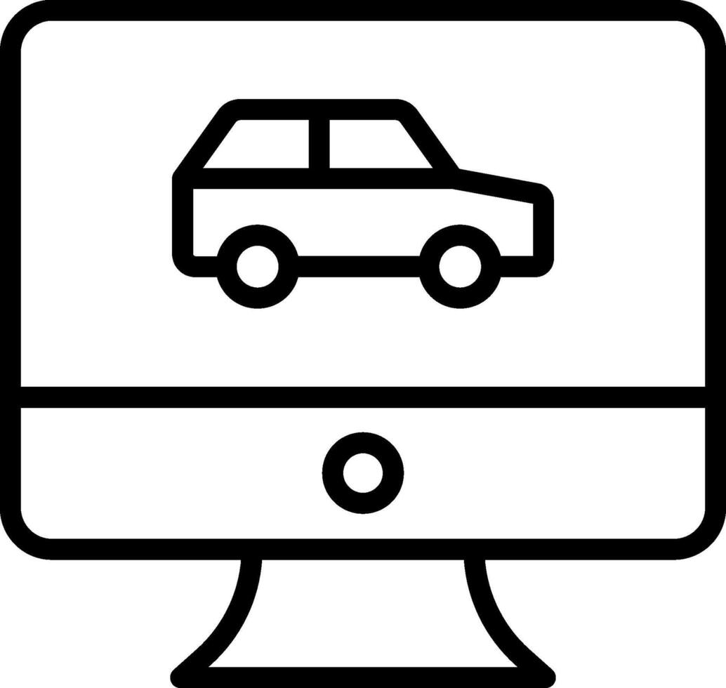 monitor illustration design vector