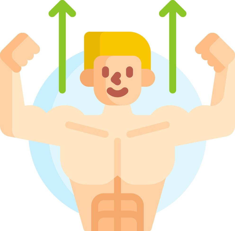 muscle illustration design vector