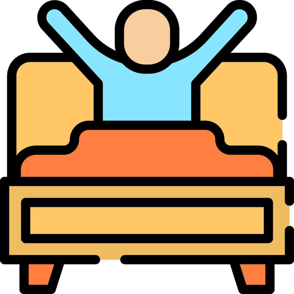 wake up illustration design vector