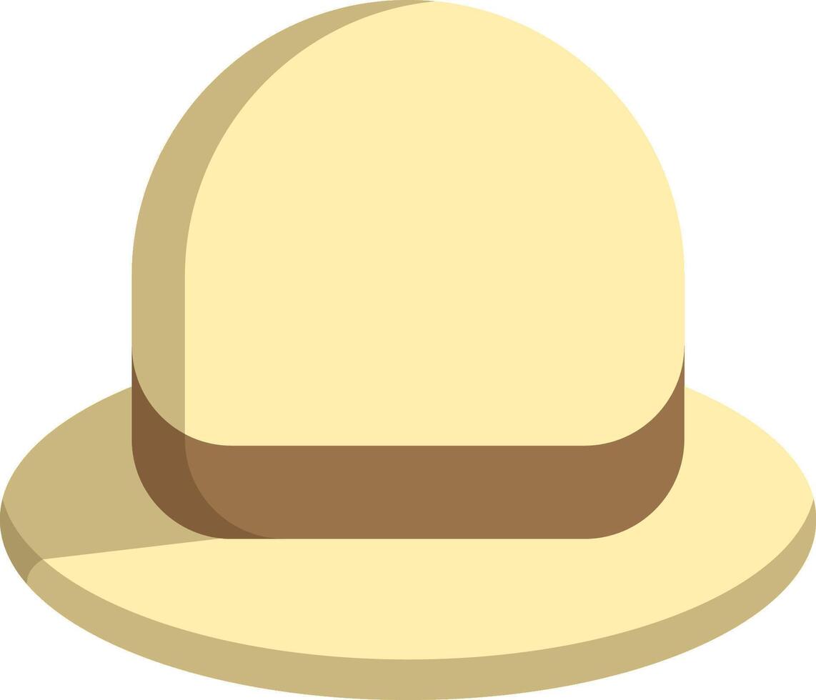 white hat illustration design vector