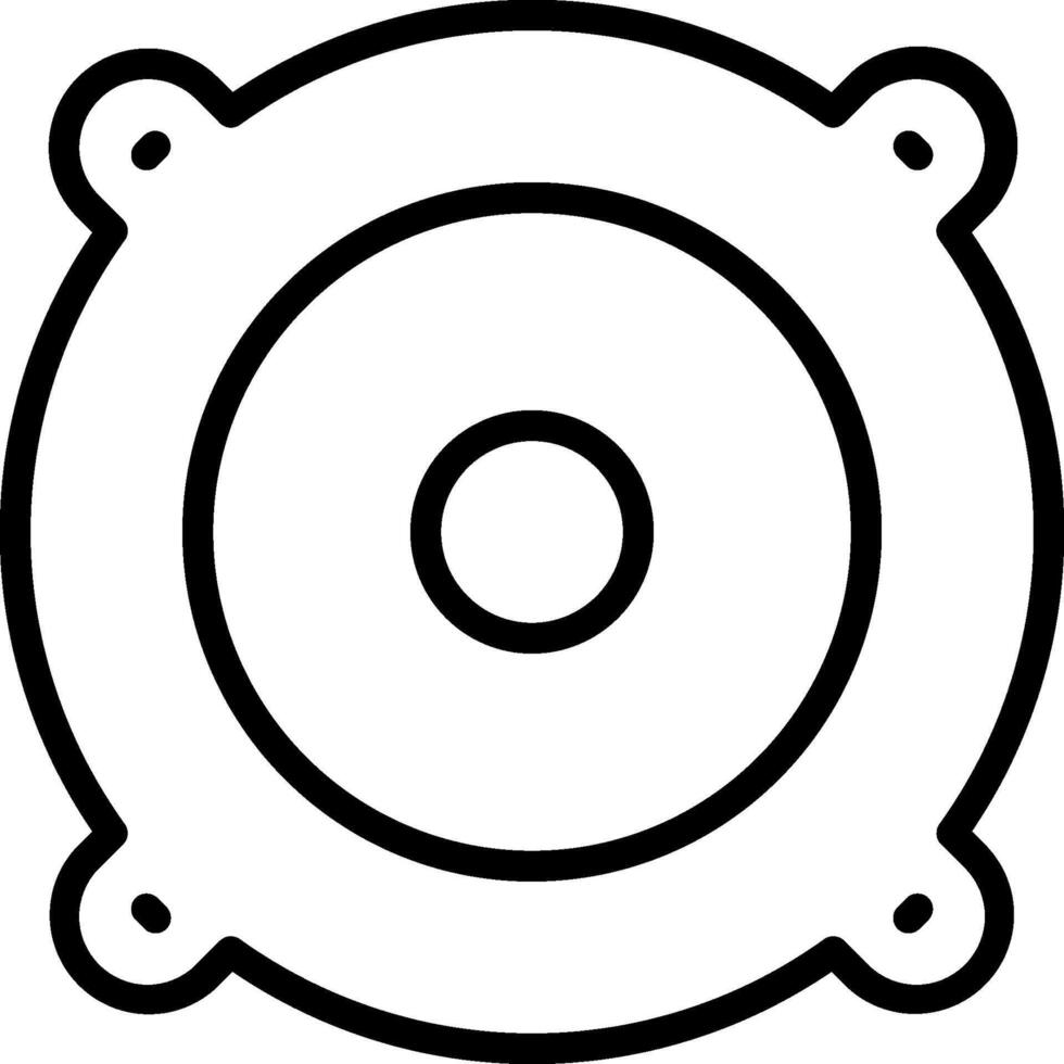 woofer illustration design vector