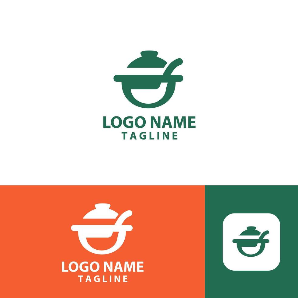 dipper jar logo design vector