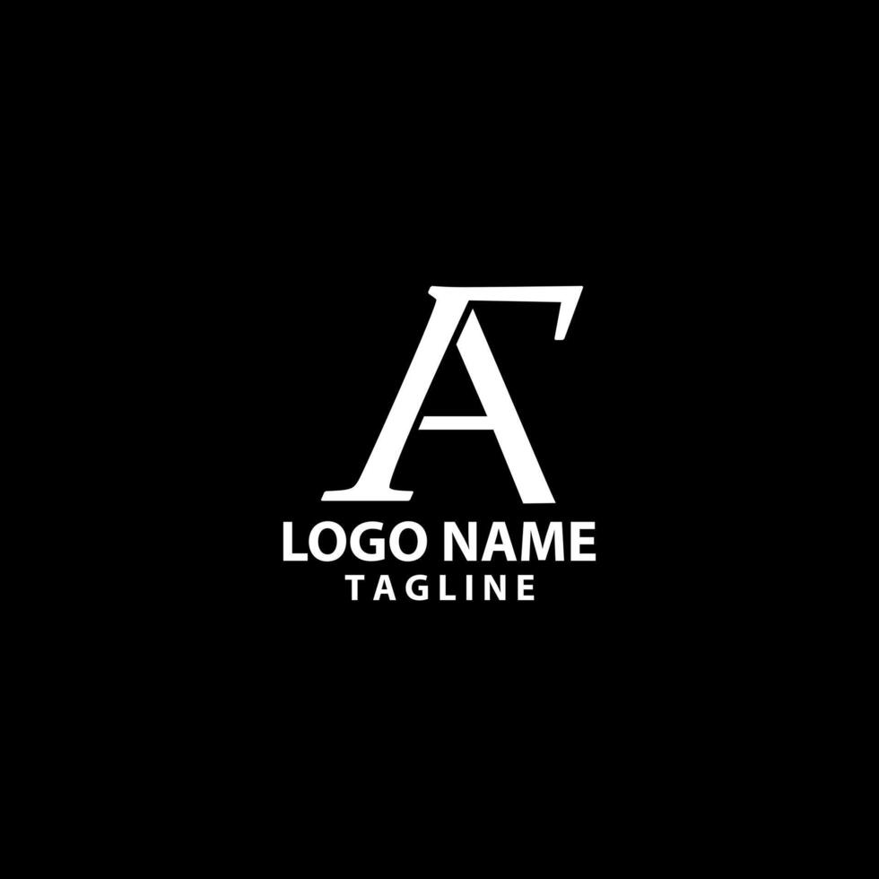 initial letter FA logo design vector