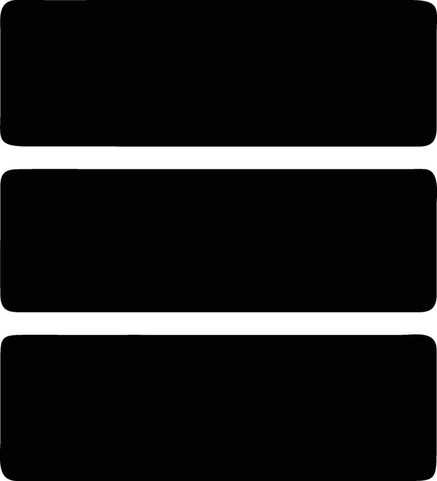 a set of four black rectangular stickers vector
